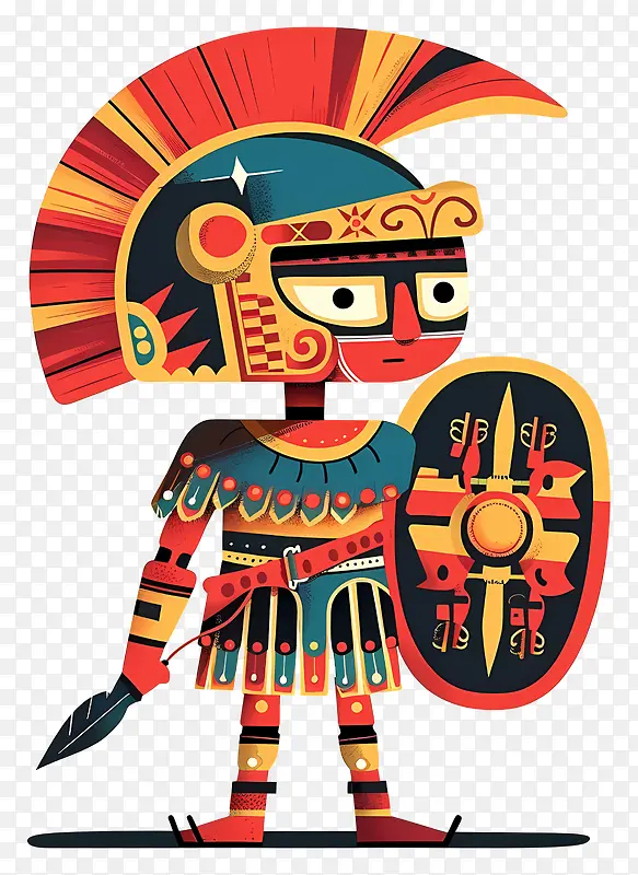 古代战士插画PNG图片素材下载_图片编号11431935-PNG素材网