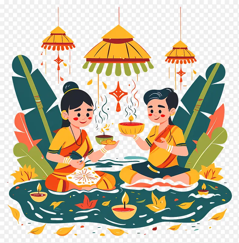 宋干节庆祝场景PNG图片素材下载_图片编号11454261-PNG素材网
