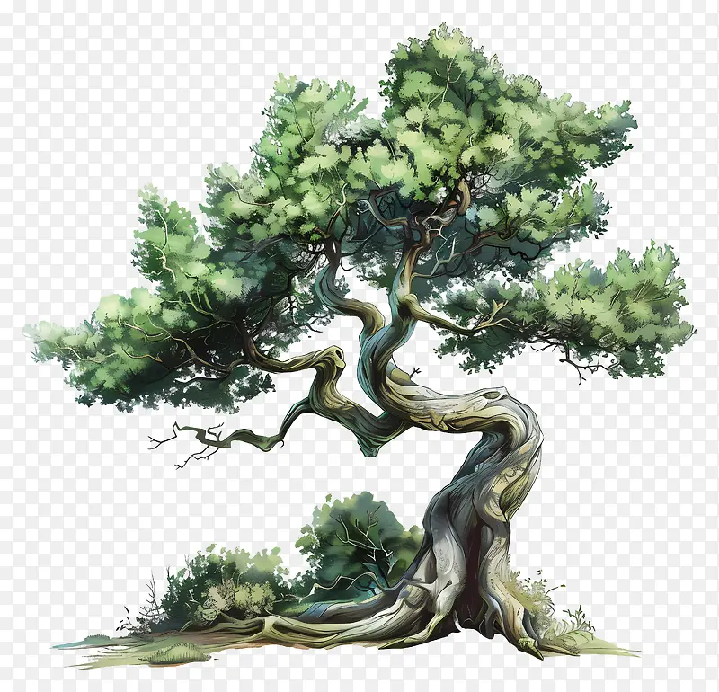 杜松树插画PNG图片素材下载_图片编号11488758-PNG素材网