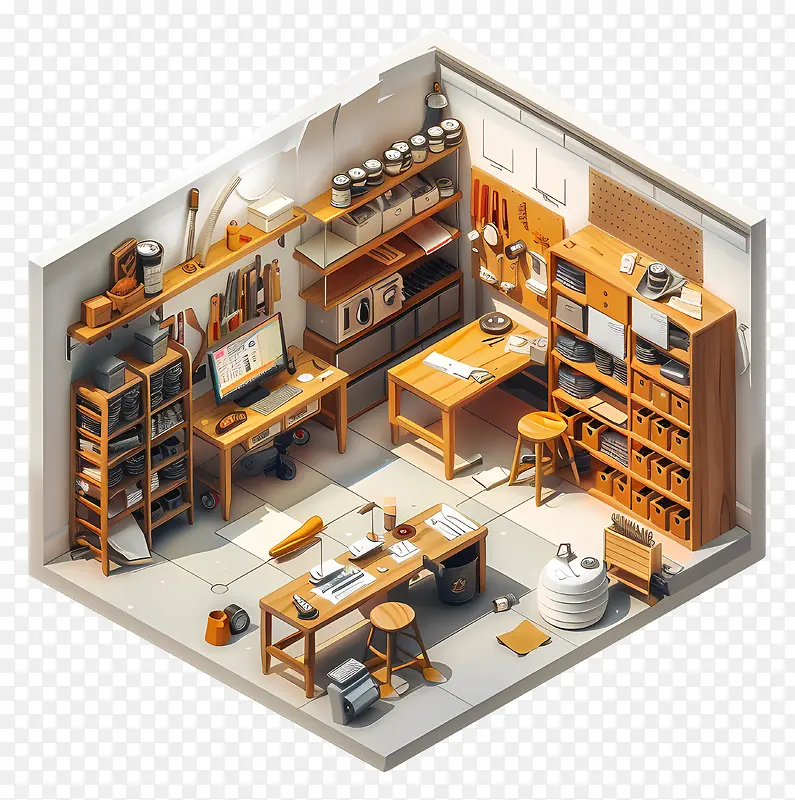 工作室室内场景PNG图片素材下载_图片编号11489803-PNG素材网
