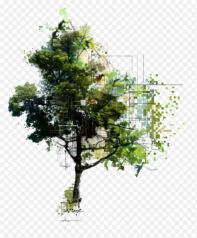 自然风景插画树木PNG图片素材下载_图片编号11497618-PNG素材网