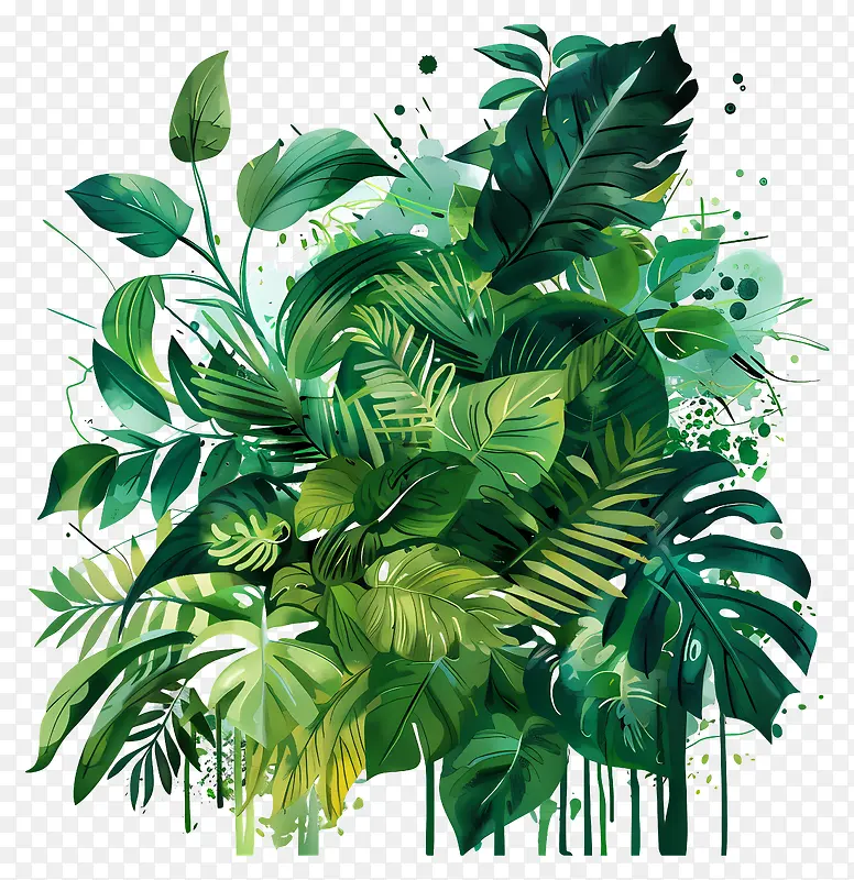 绿植花卉背景PNG图片素材下载_图片编号11498611-PNG素材网