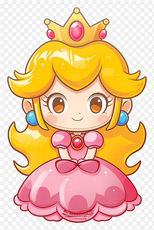 可爱公主卡通形象PNG图片素材下载_图片编号11502799-PNG素材网