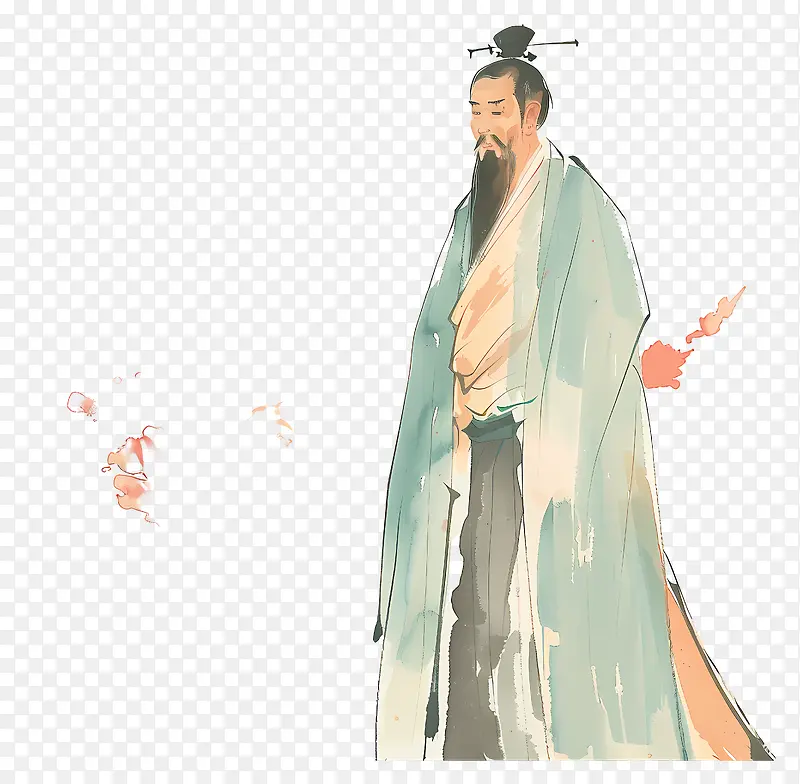 中国古代文人形象PNG图片素材下载_图片编号11519325-PNG素材网
