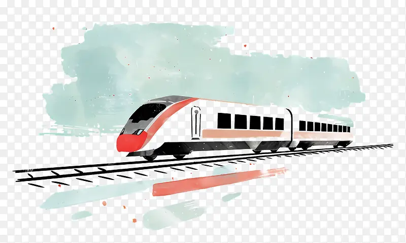 高速列车插画PNG图片素材下载_图片编号11520057-PNG素材网
