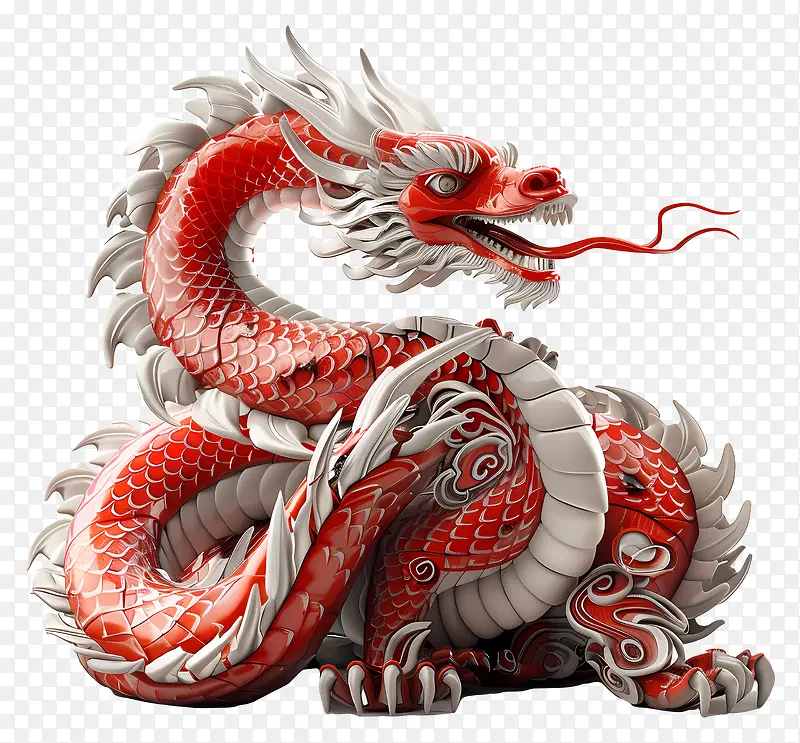 中国龙插画PNG图片素材下载_图片编号11532077-PNG素材网
