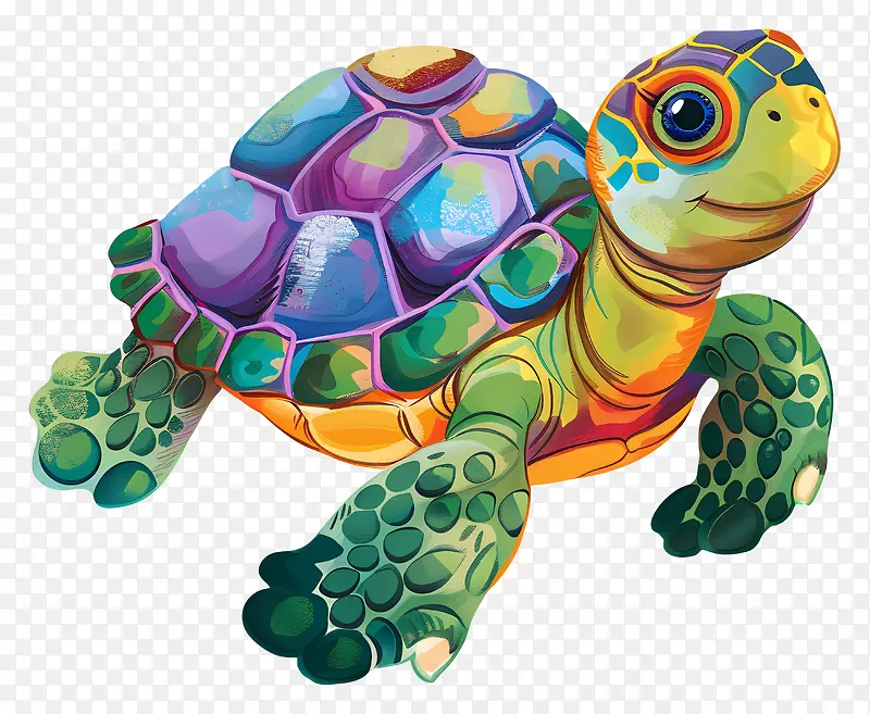 可爱乌龟插画PNG图片素材下载_图片编号11548732-PNG素材网