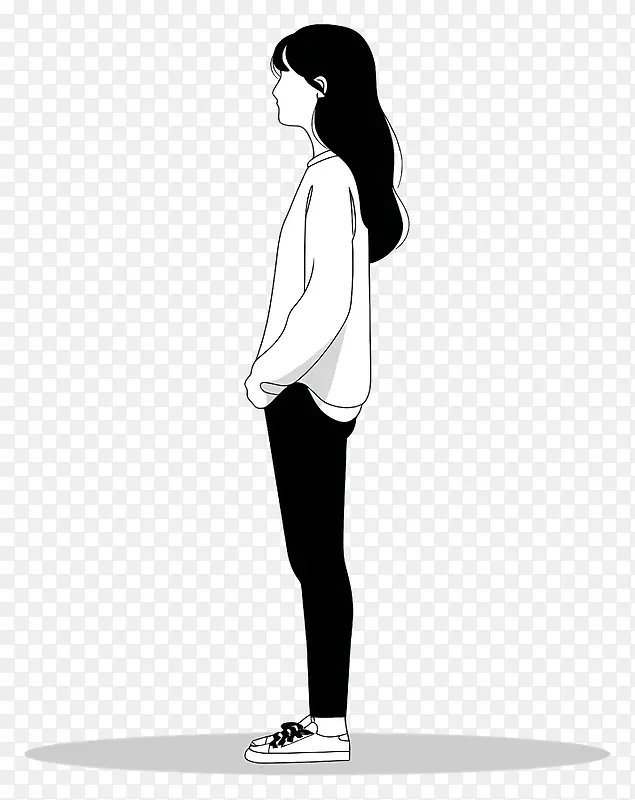 女性侧身剪影PNG图片素材下载_图片编号11562314-PNG素材网
