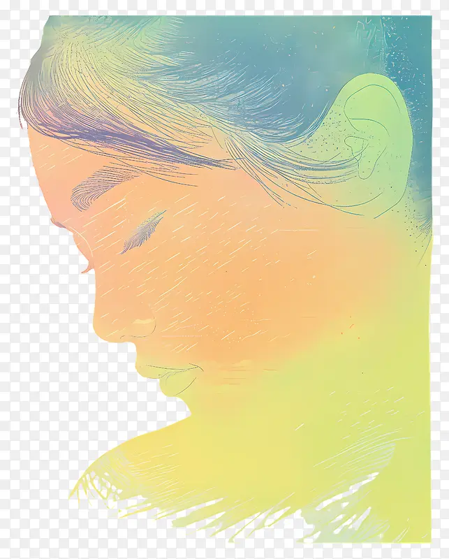 女性侧脸剪影PNG图片素材下载_图片编号11578405-PNG素材网