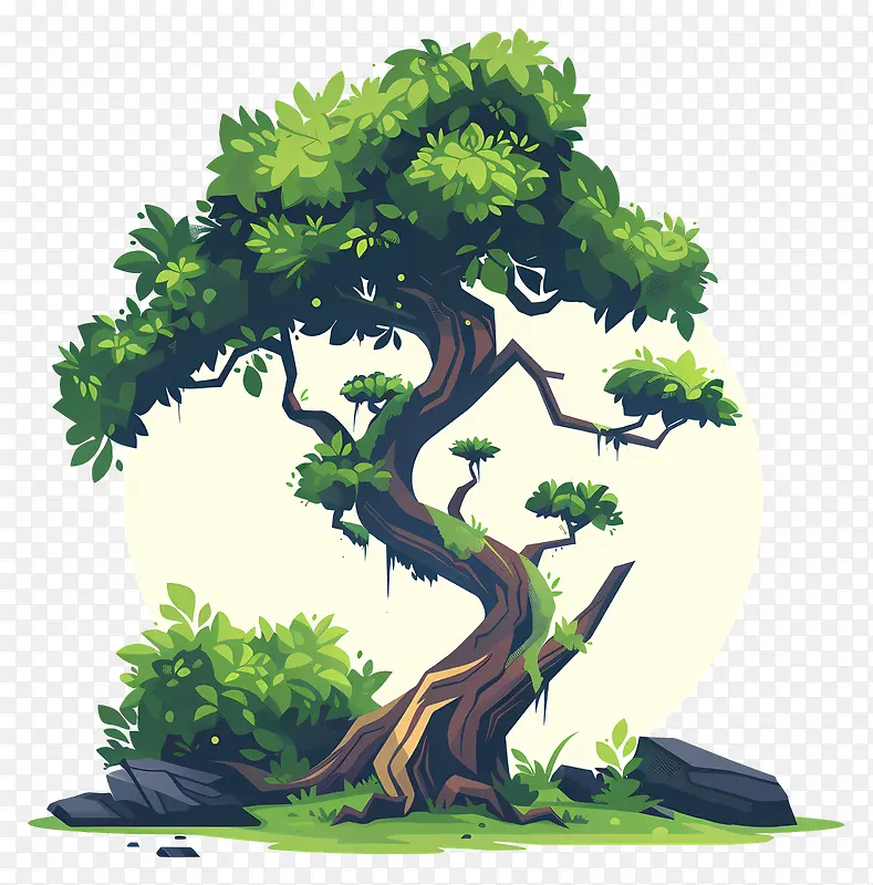 树木插画PNG图片素材下载_图片编号11588546-PNG素材网