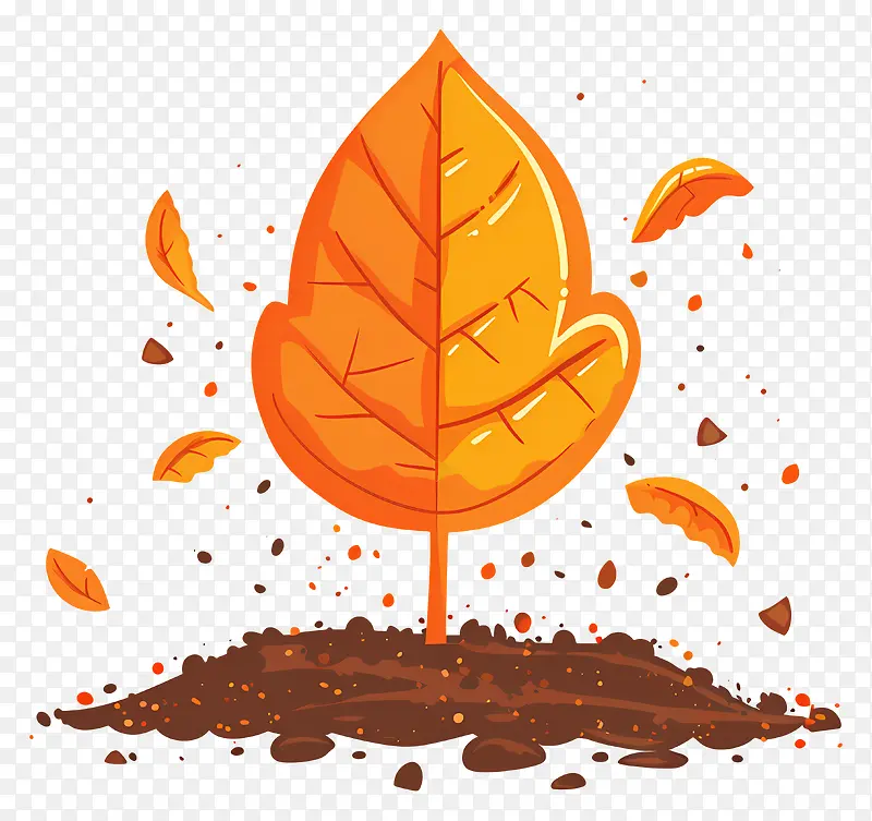 秋叶归根PNG图片素材下载_图片编号11608079-PNG素材网