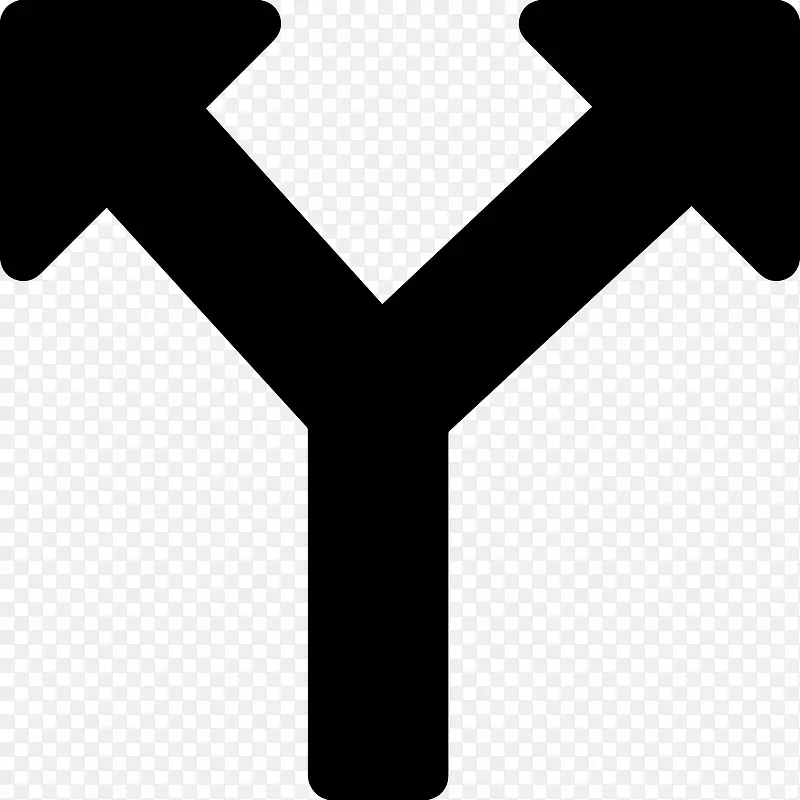 Y型箭头图标PNG图片素材下载_图片编号11641390-PNG素材网