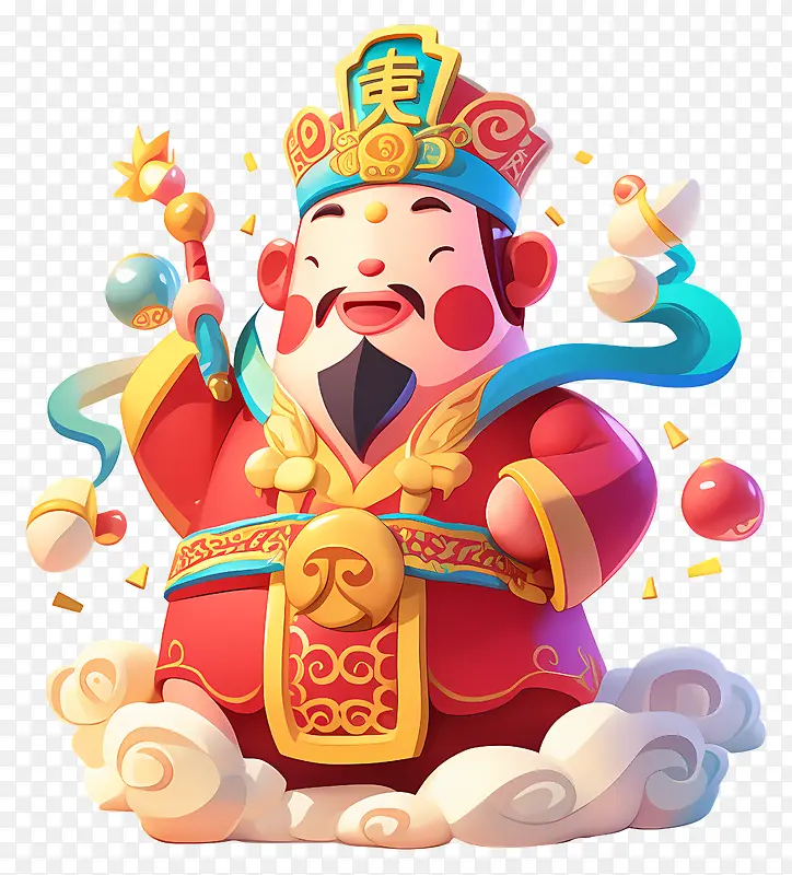 财富之神卡通形象PNG图片素材下载_图片编号11753771-PNG素材网