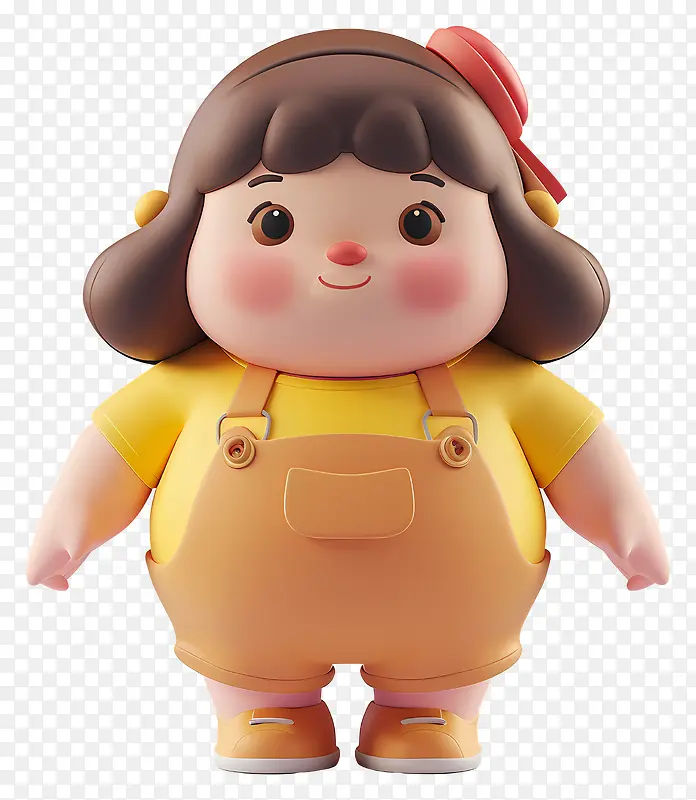 卡通小女孩插画PNG图片素材下载_图片编号11759437-PNG素材网