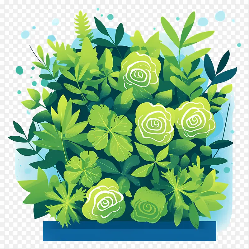 绿植花卉插画PNG图片素材下载_图片编号11764347-PNG素材网