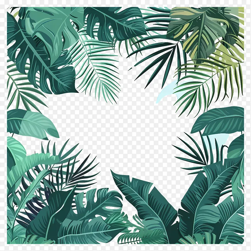 热带植物背景PNG图片素材下载_图片编号11960514-PNG素材网